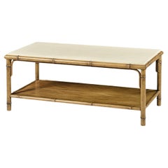 Coastal Bamboo Coffee Table
