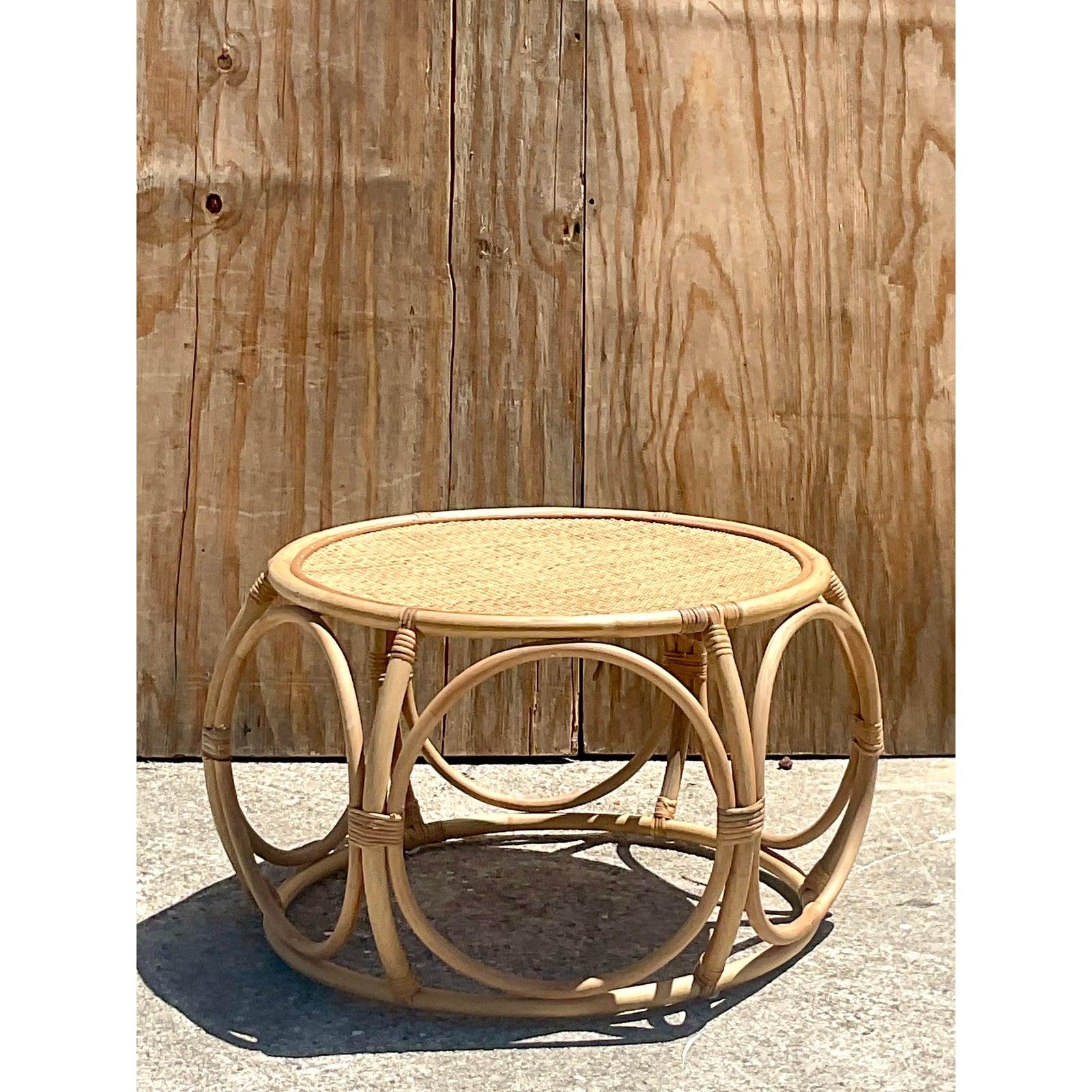 Philippine Coastal Bent Rattan Coffee Table