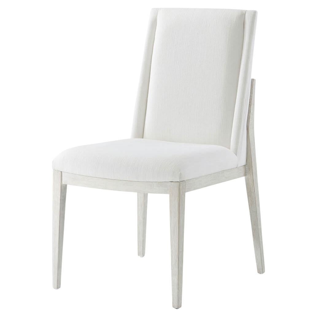 Coastal Breeze Upholstered Side Chair For Sale