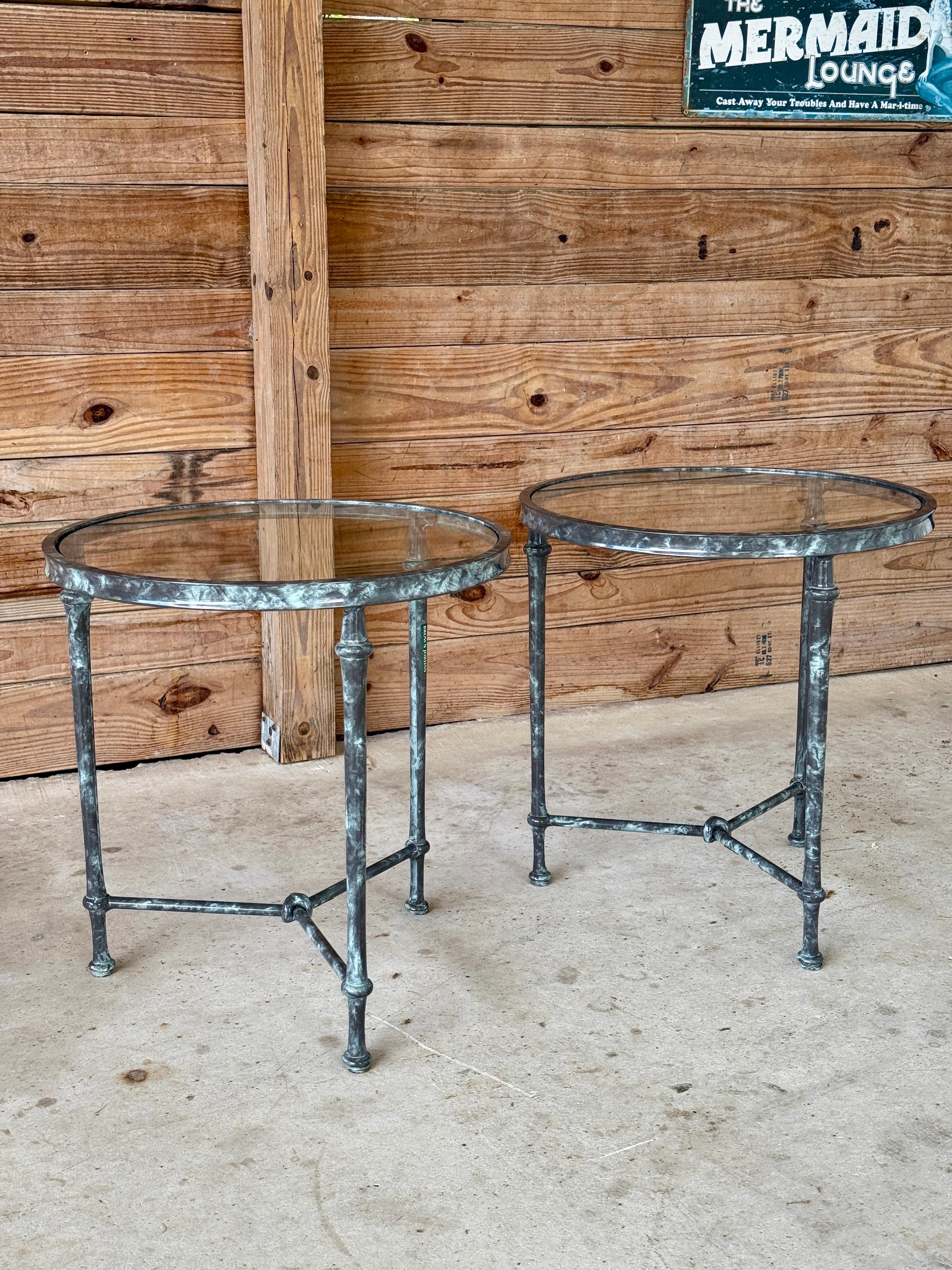 Coastal Brown Jordan Aluminum Side Tables 5