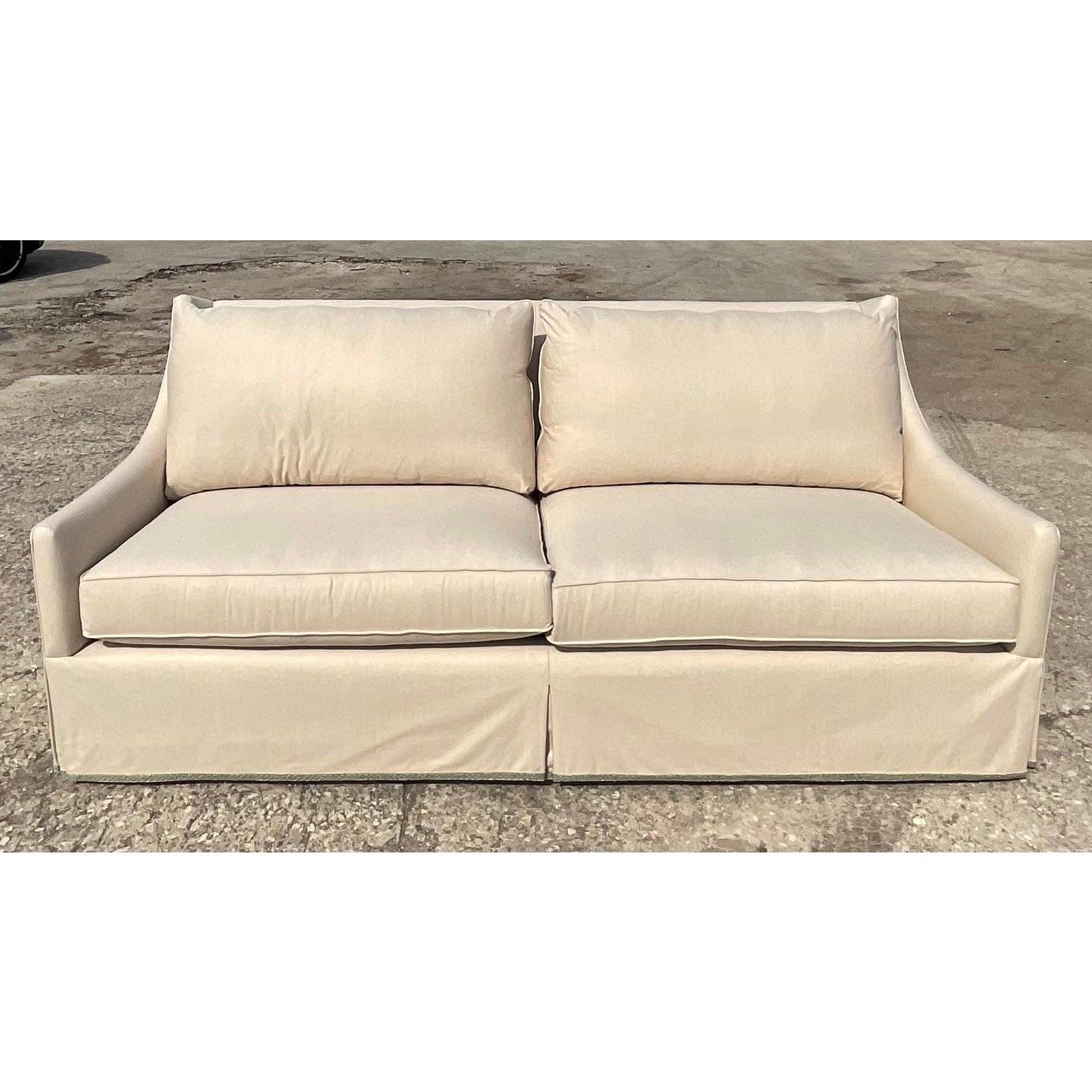 Coastal Celerie Kemble Custom Highland House Sofa 1