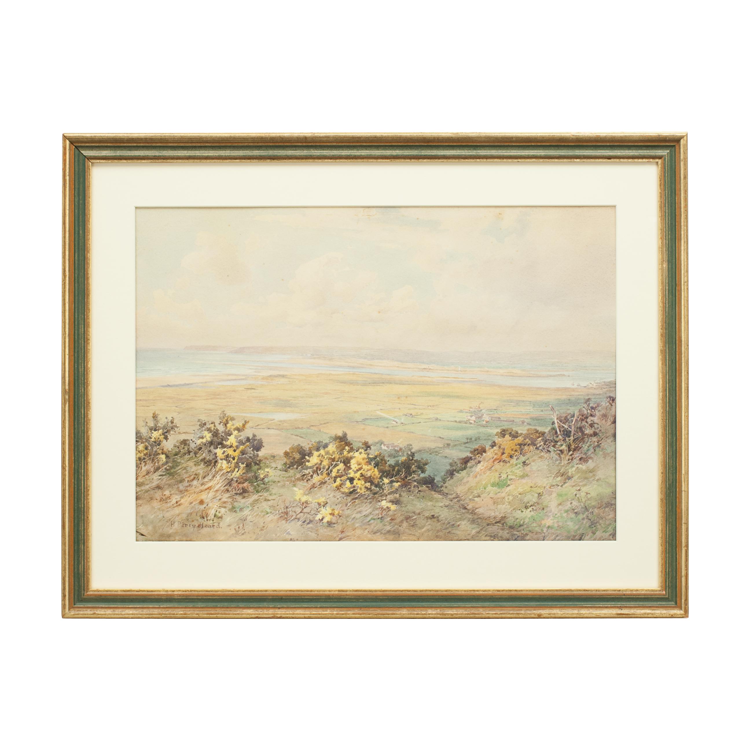 Coastal Golf Course Scene by Hugh Percy Heard