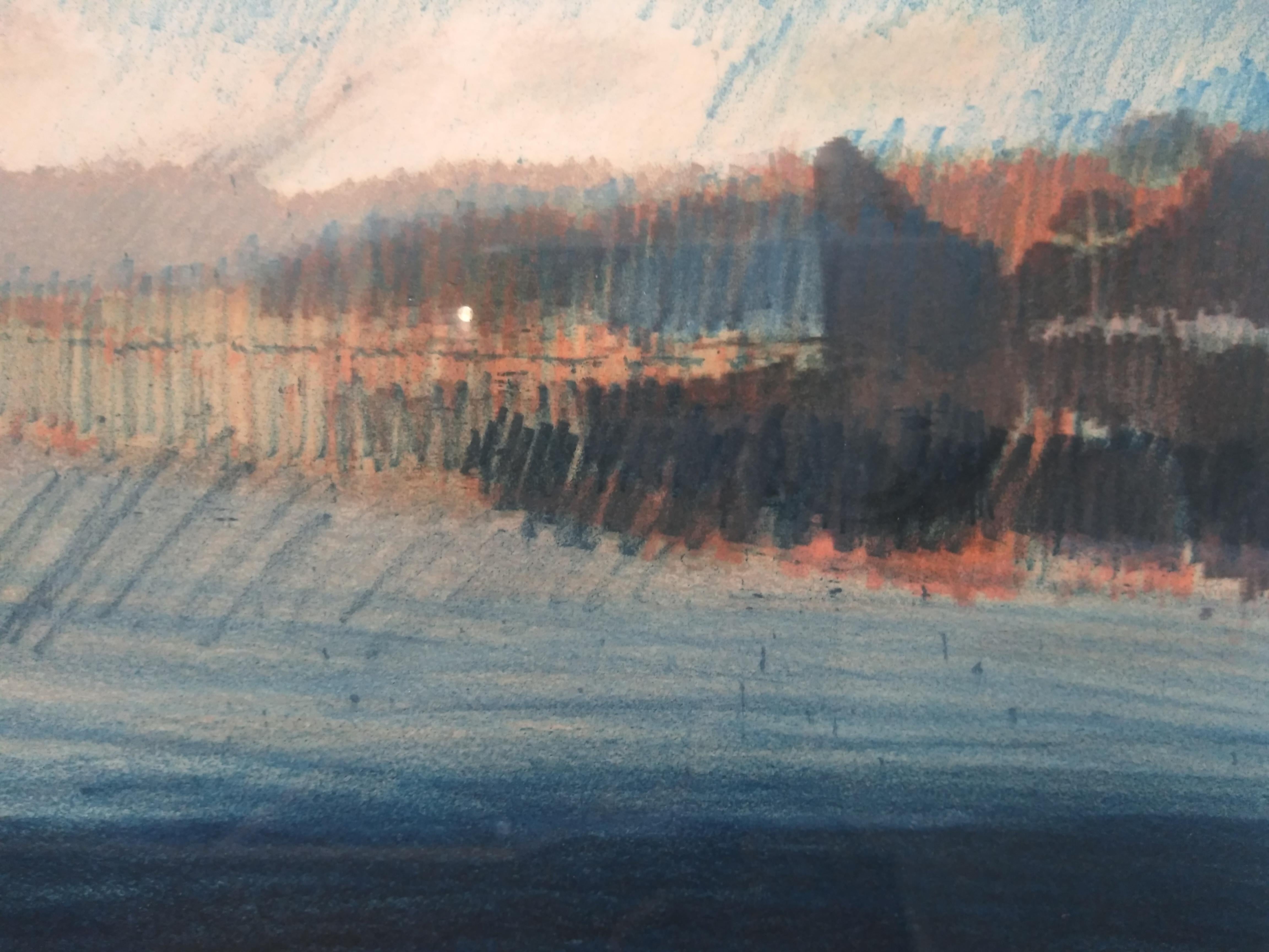 Américain Lithographie de paysage côtier de Lyman en vente