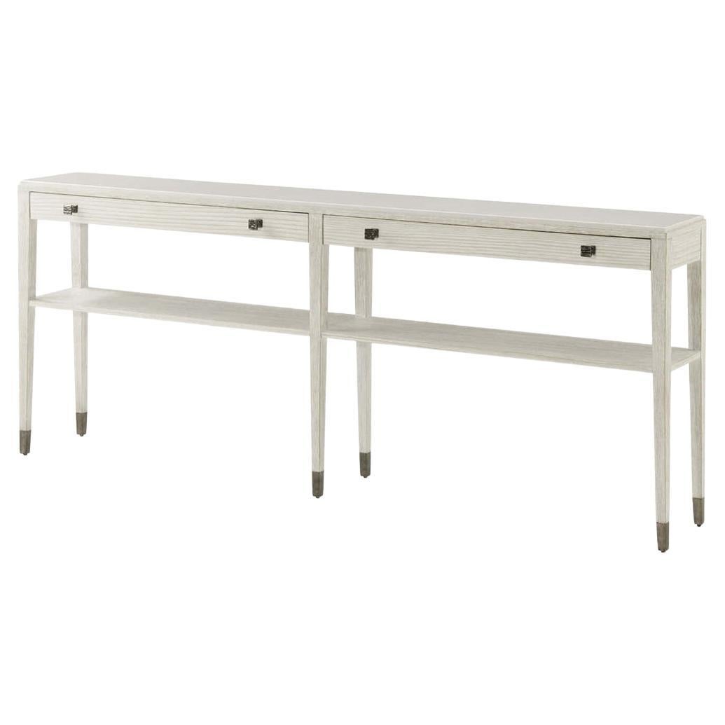 Coastal Long Console Table For Sale