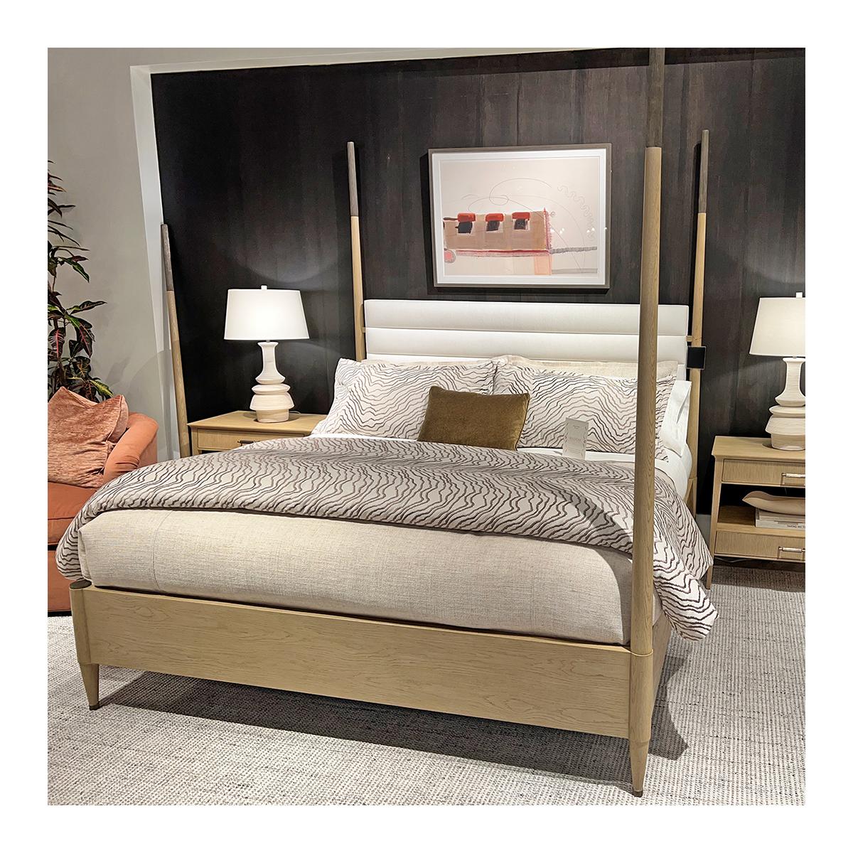 Lit King en Oak Oak Coastal Mid-Century Modern à quatre places Neuf - En vente à Westwood, NJ