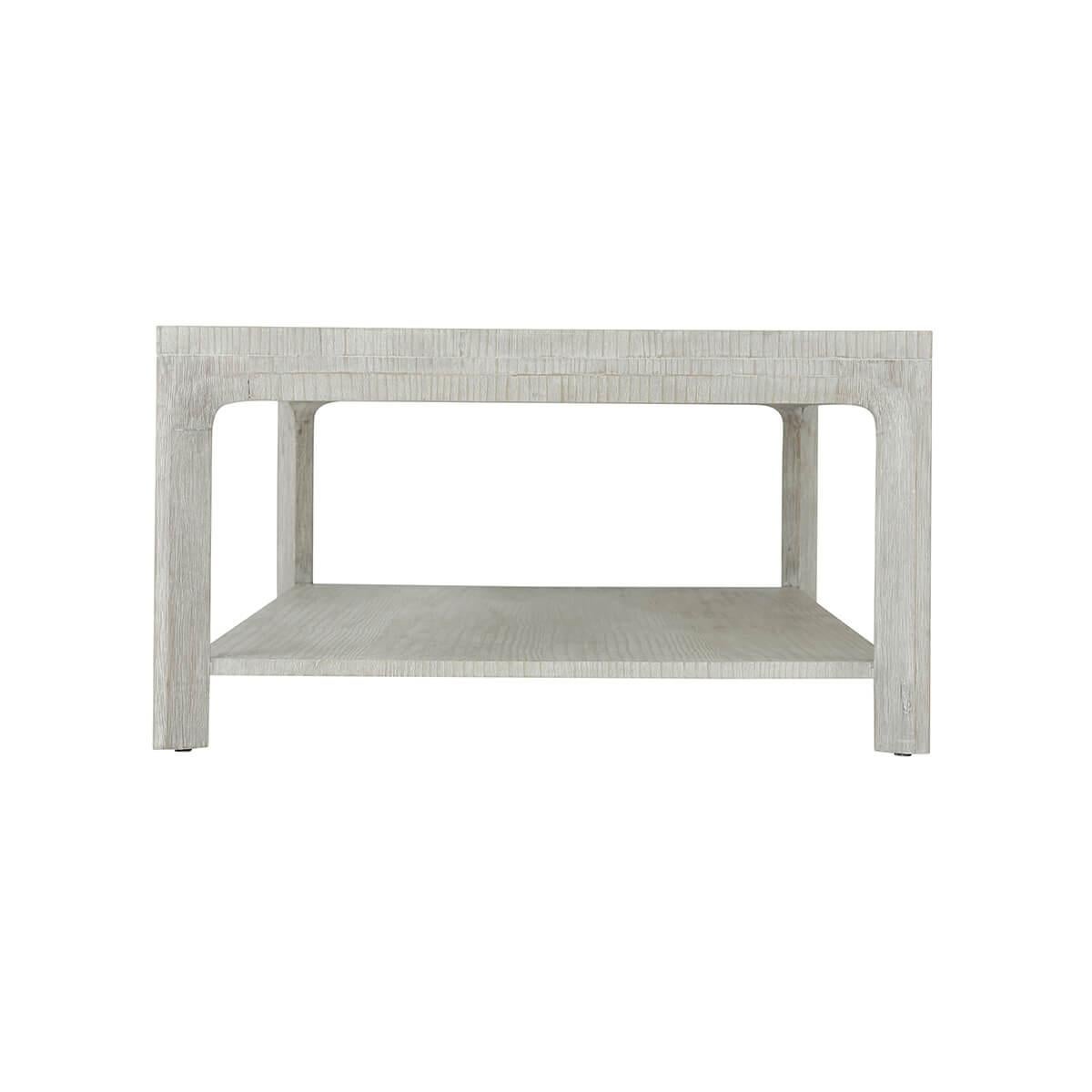 Coastal Modern Coffee Table In New Condition For Sale In Westwood, NJ