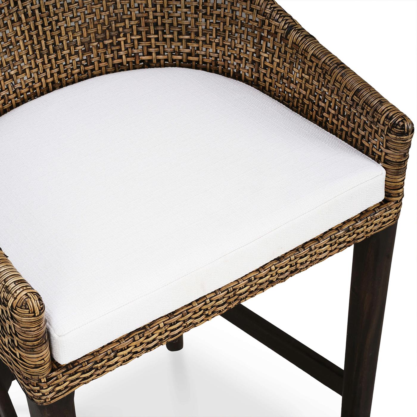 Coastal Rattan Barstool For Sale 1