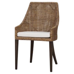 Coastal Rattan Dining Chair
