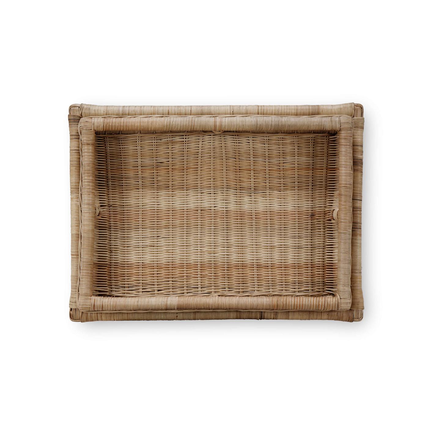 XXIe siècle et contemporain Table d'appoint côtière en rotin festonnée en vente