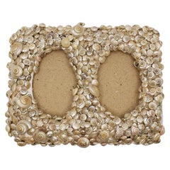 Cornice fotografica Coastal Shiny Shell Folk Art