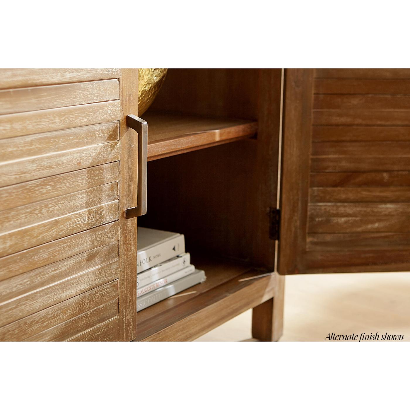 Coastal Sideboard - Antique French Oak Finish For Sale 1