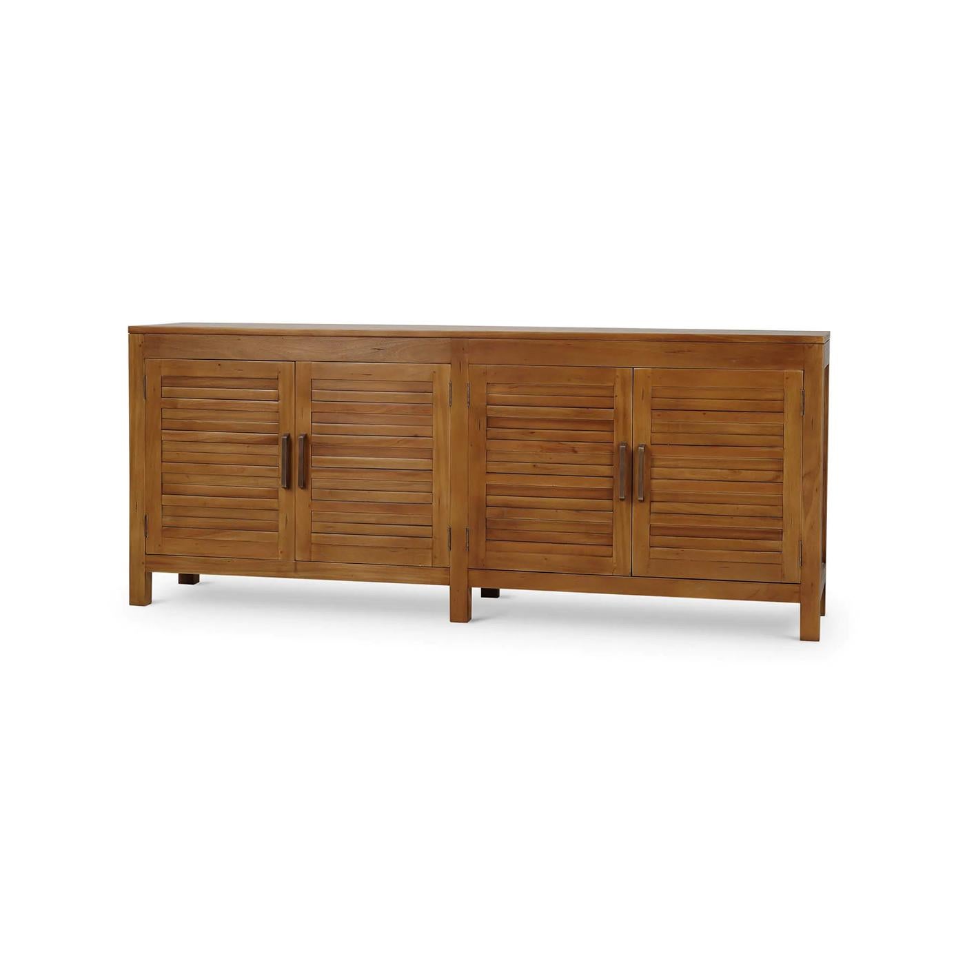 Coastal Sideboard - Antique French Oak Finish For Sale
