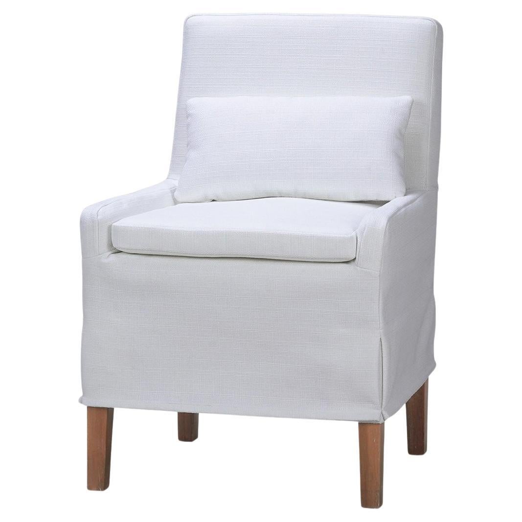 Coastal Slipcovered Dining Chair