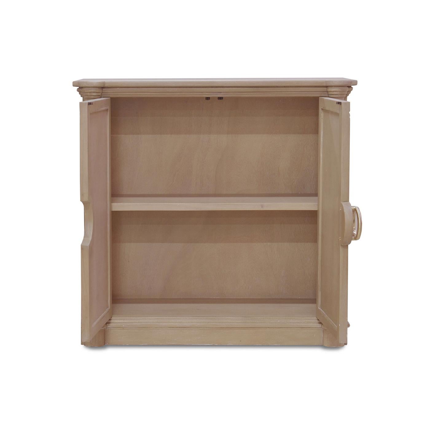 Organic Modern Coastal Small Credenza For Sale