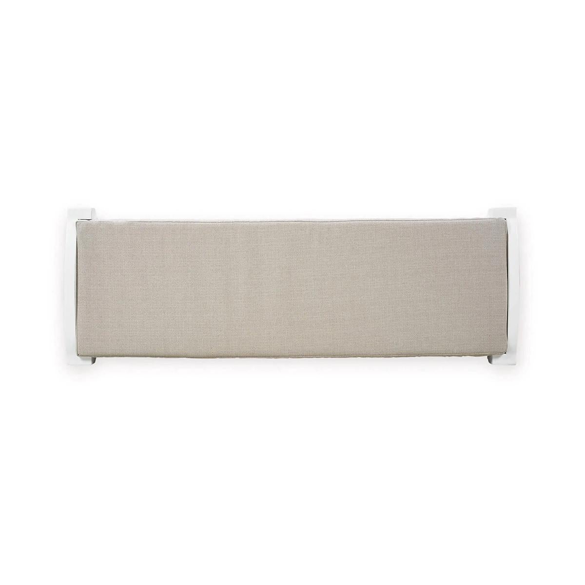 Coastal Storage Bench with Cushion In New Condition For Sale In Westwood, NJ