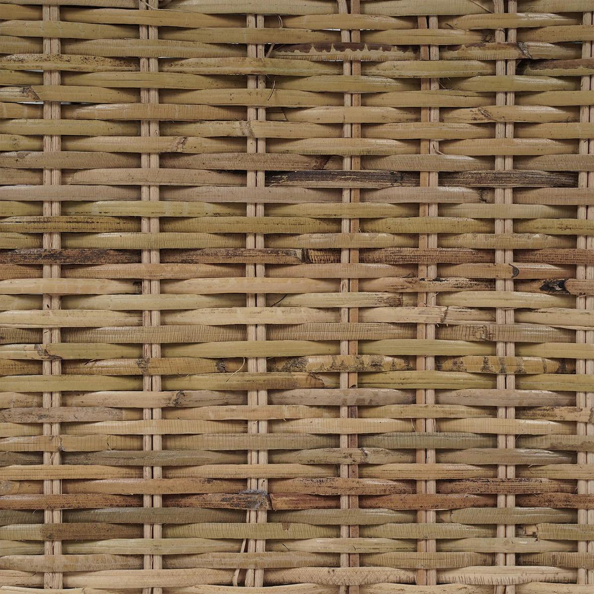 Rattan Coastal Storage Bench with Cushion For Sale