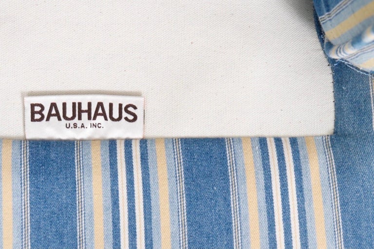 Coastal Striped Lounge Chair by Bauhaus at 1stDibs