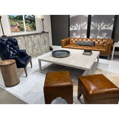 Coastal Style Large Square Coffee Table