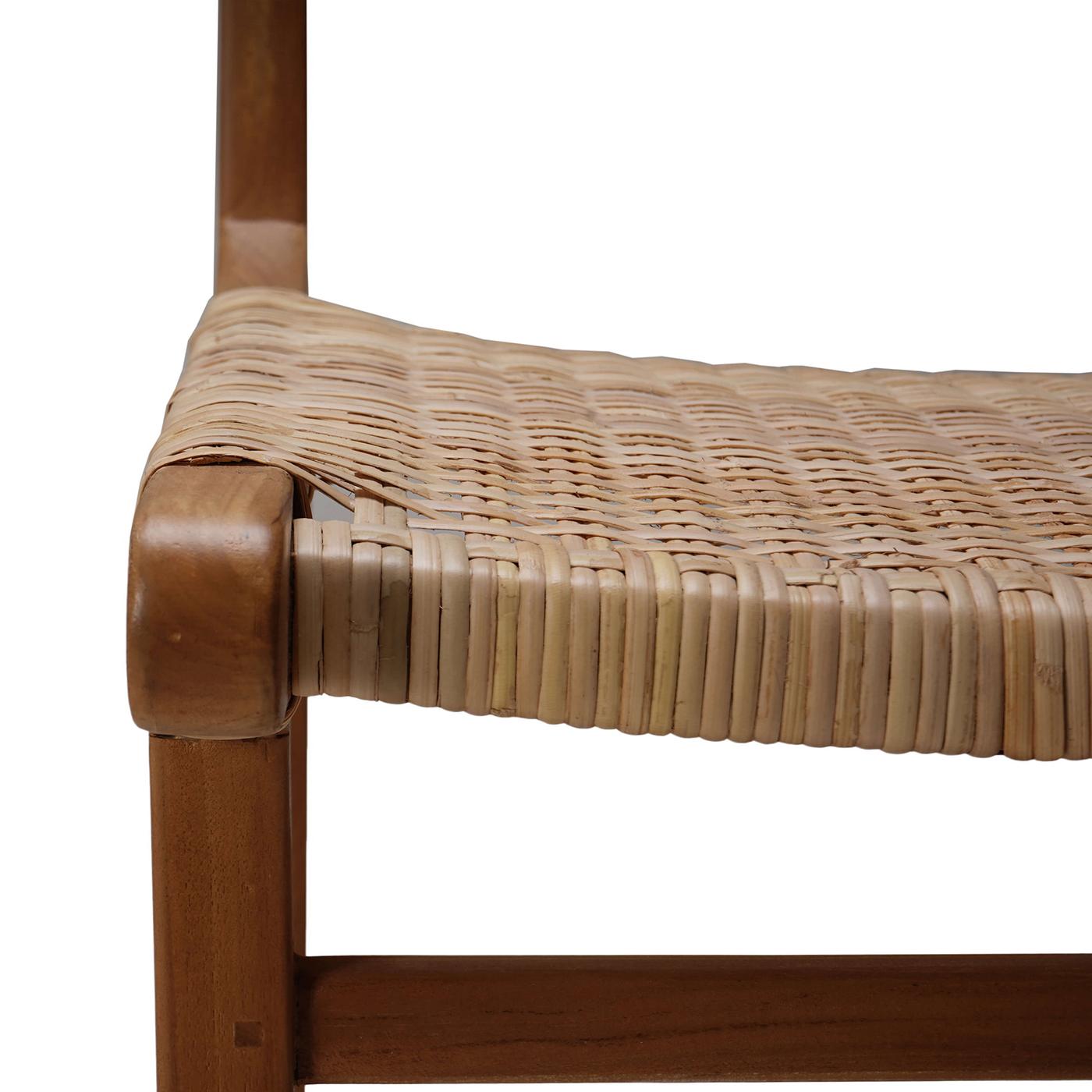 Coastal Teak Counter Stool In New Condition For Sale In Westwood, NJ