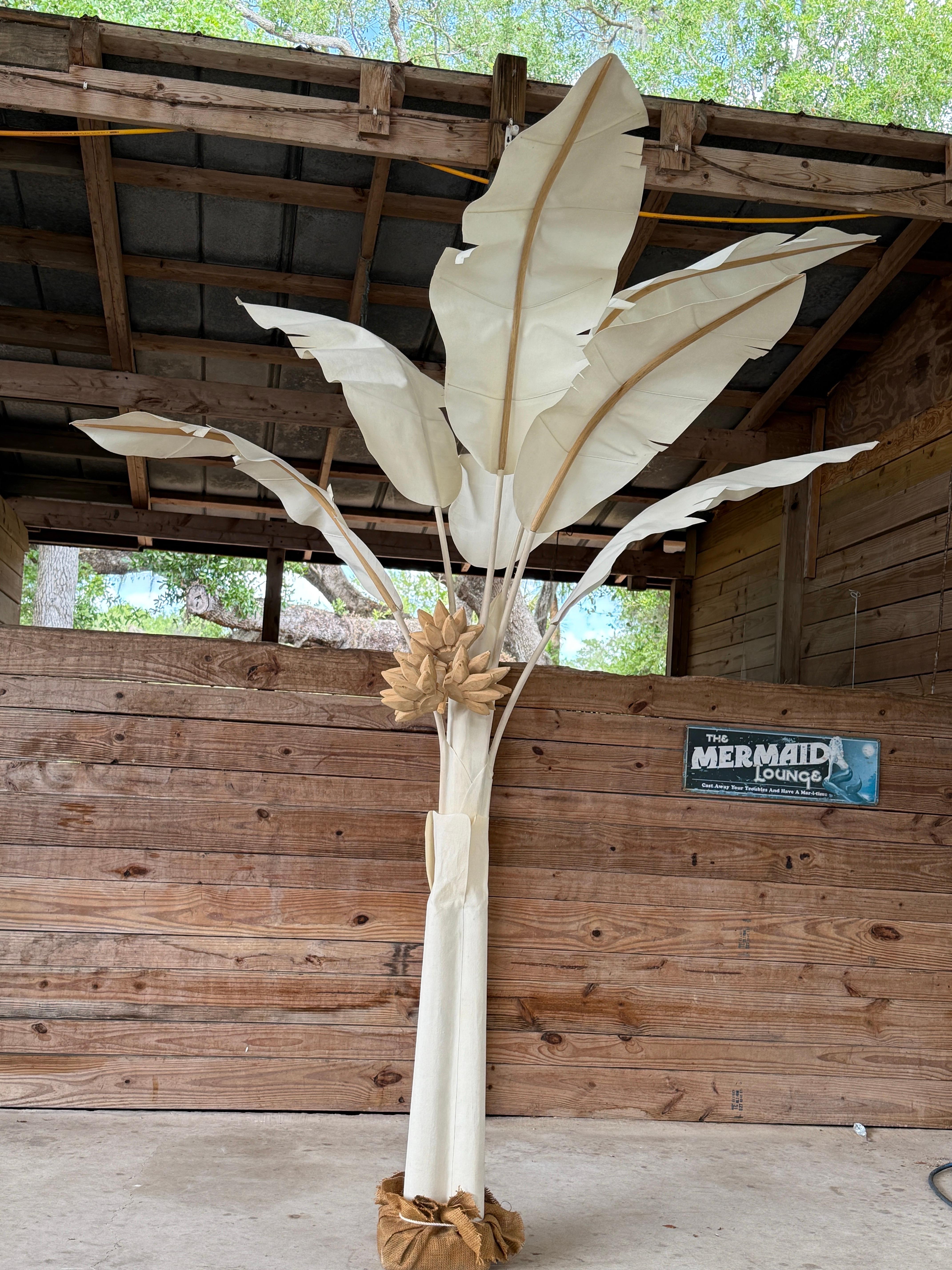 Lienzo Tropical Costero Palmera Bananera en venta 5
