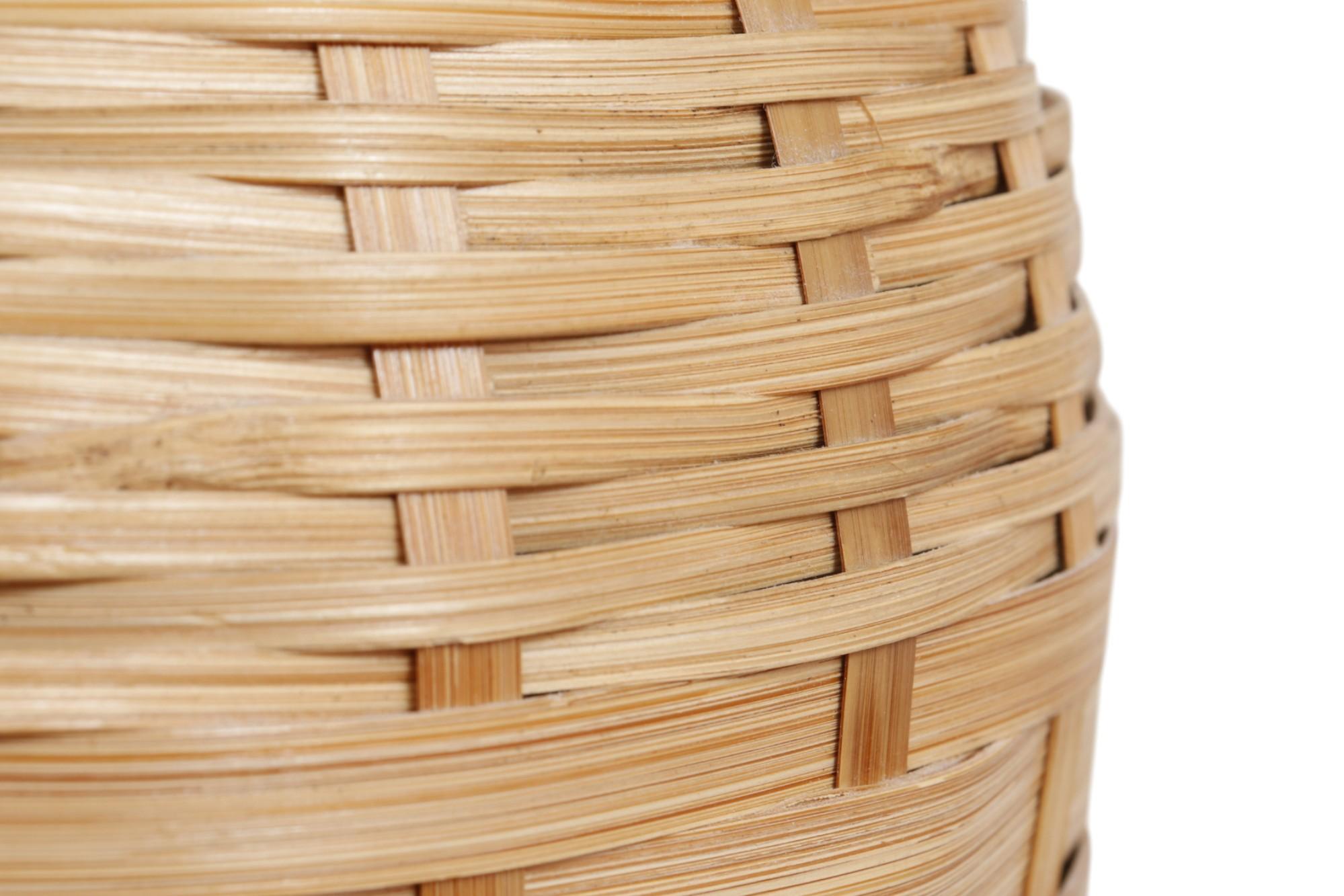 Paire de lampes de table en osier tressé de style côtier en vente 2