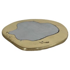 Coaster Egg Drink Mat C042 Solid Cast Brass and Aluminium Handmade in Spain