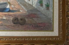 Coastline Landscape Italian Oil Painting