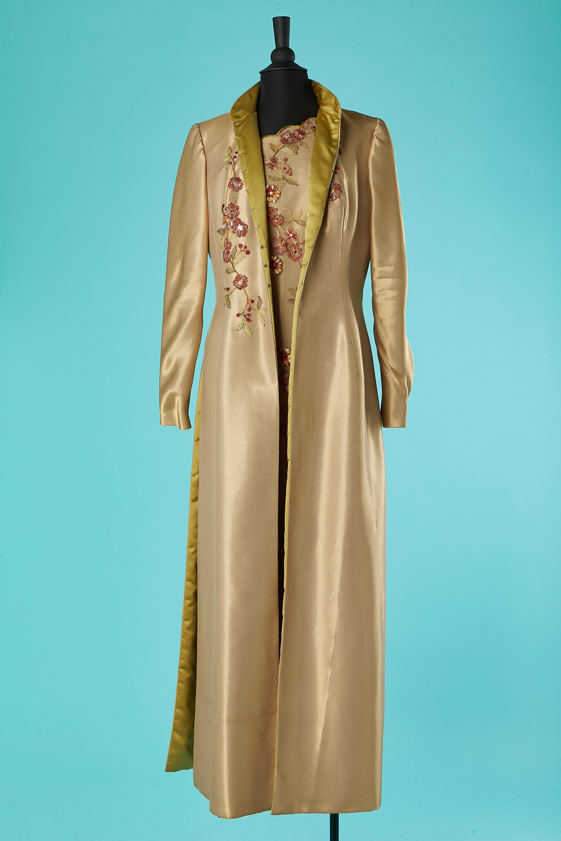 coat and dress ensemble with embroideries Christian Lacroix Mariée  For Sale 4