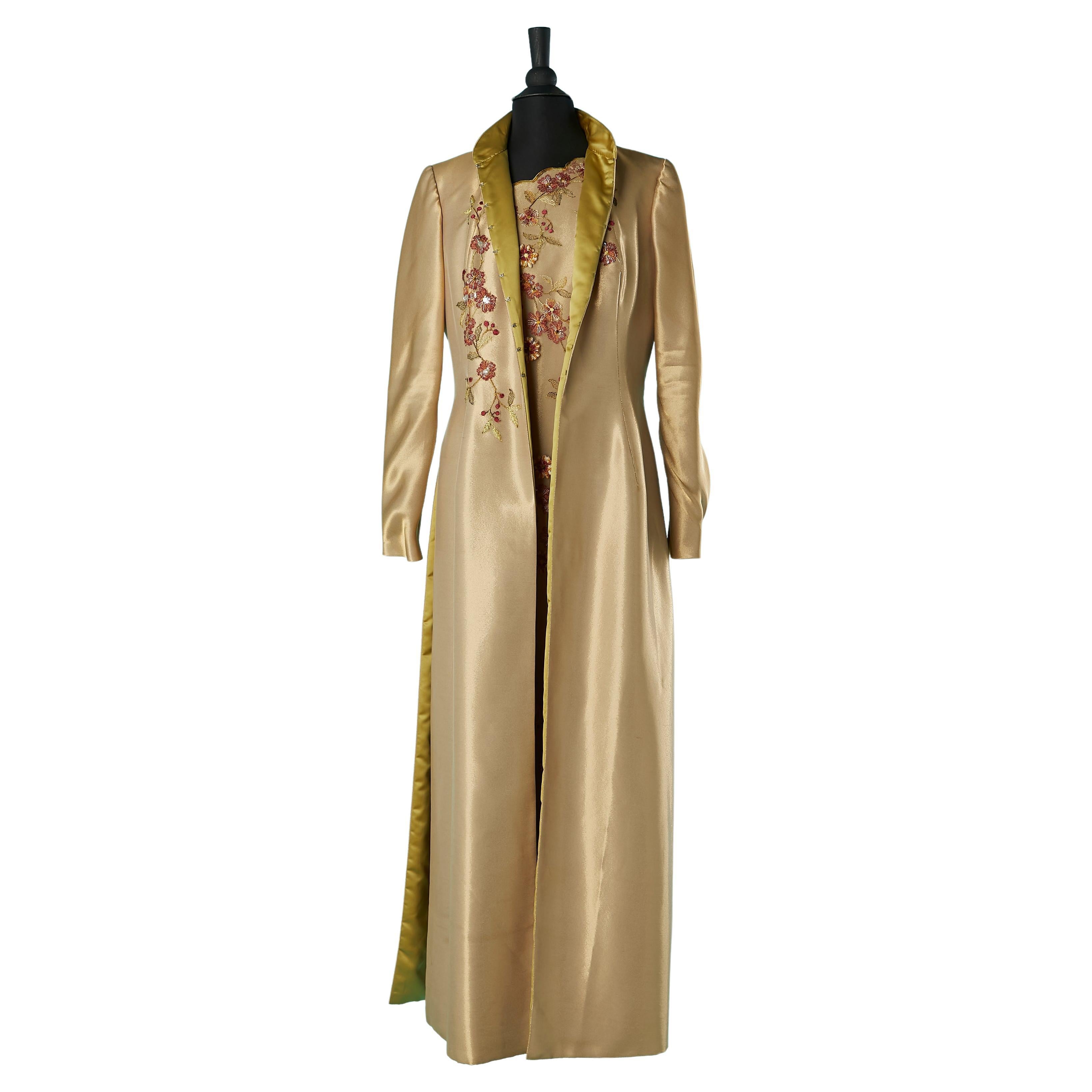 coat and dress ensemble with embroideries Christian Lacroix Mariée  For Sale