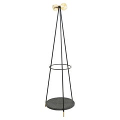 Coat and Umbrella Stand, Brass and Metal, Contemporary Mexican Design