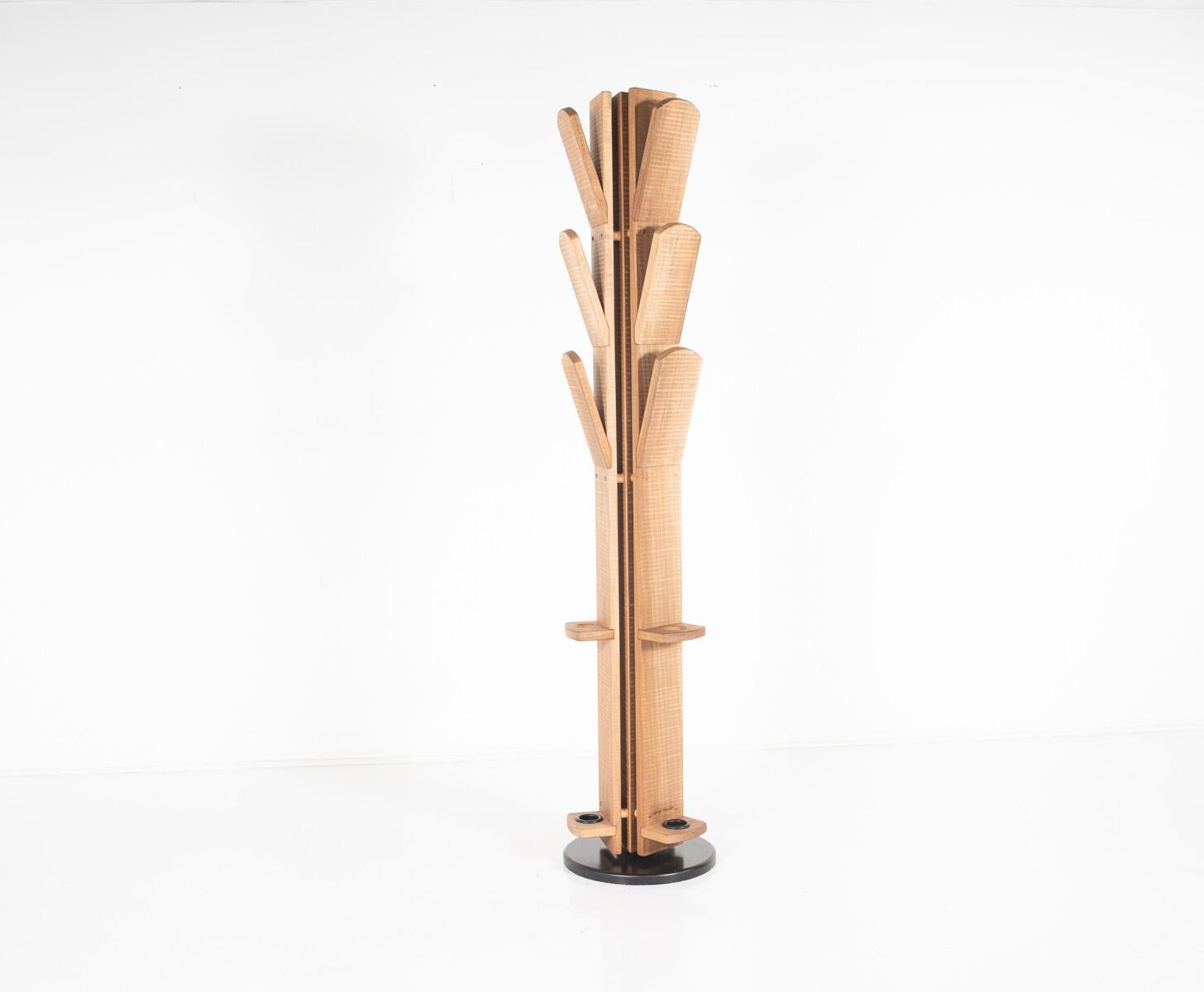 Coat Hanger By Guiseppe Rivadossi, Walnut For Sale 4