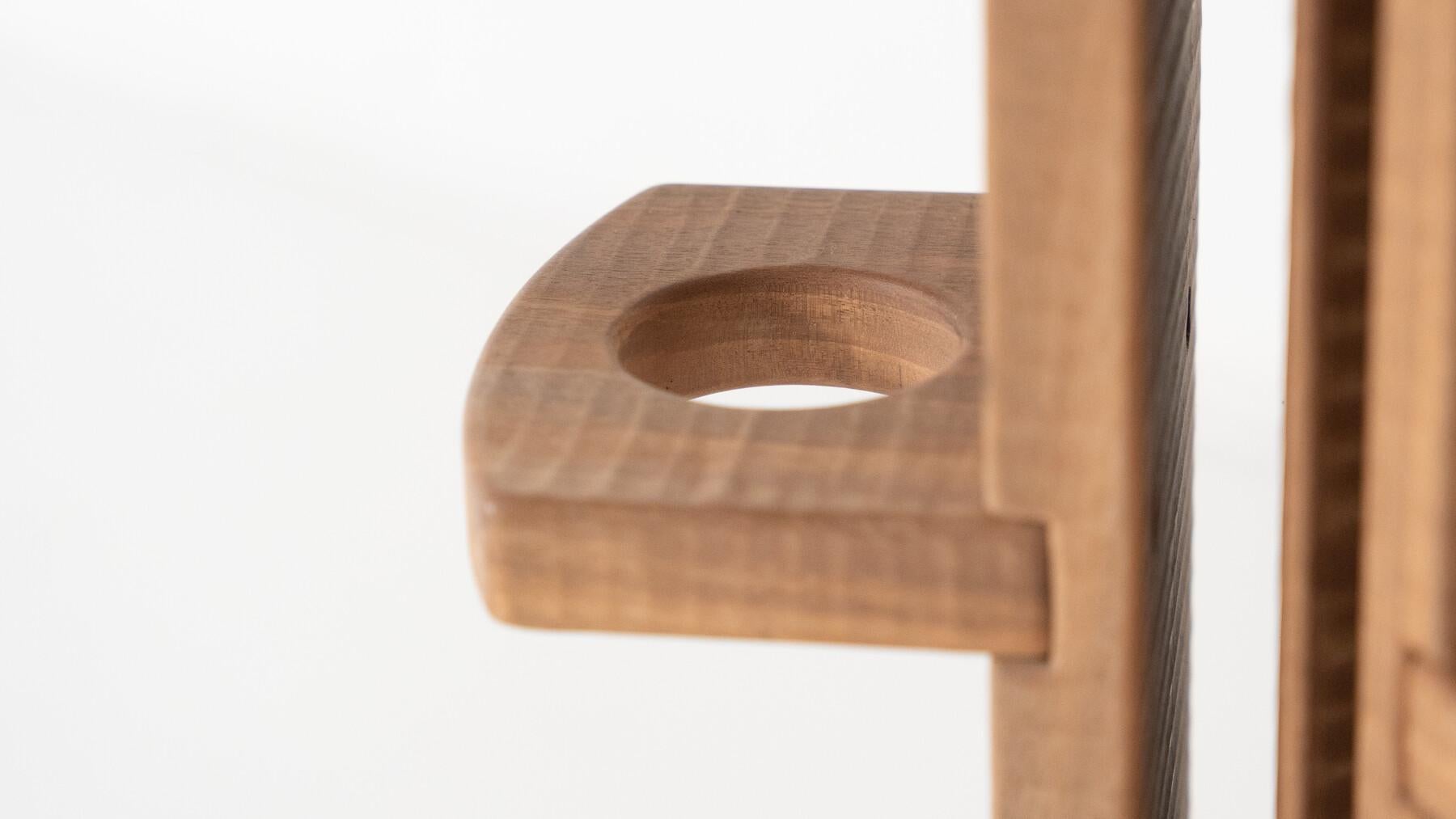 Italian Coat Hanger By Guiseppe Rivadossi, Walnut For Sale