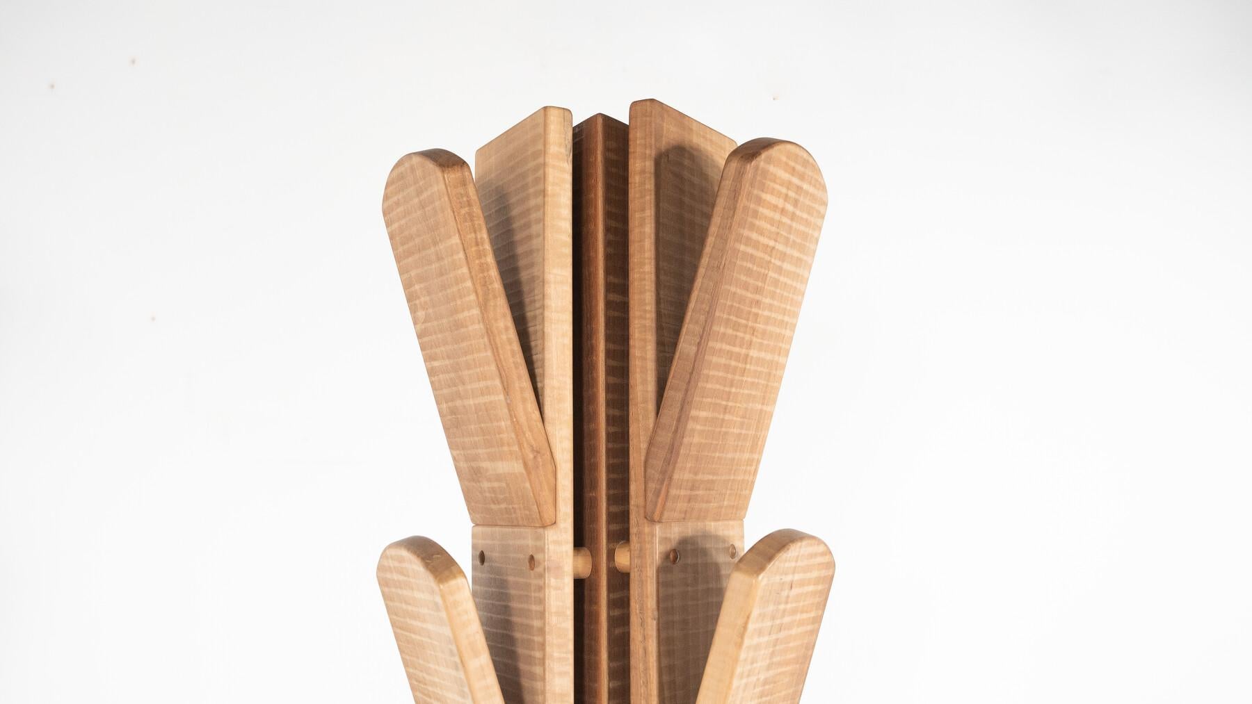 Coat Hanger By Guiseppe Rivadossi, Walnut For Sale 1
