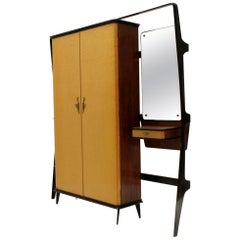 Coat Hanger Cabinet with Console by Consorzio Esposizione Mobili Cantù, 1950s