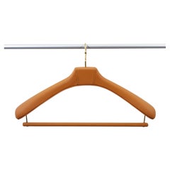 Coat hanger covered in leather FAUSTO