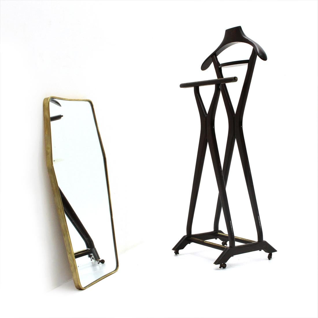Coat Hanger in Lacquered Wood by Ico Parisi for Reguitti, 1950s 6