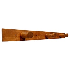 Coat Hanger in Pine Wood by Charlotte Perriand for Les Arcs
