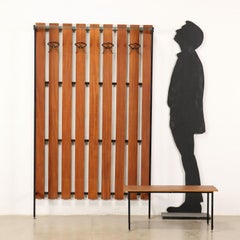 Coat Hat and rack with bench, 1950-1960s