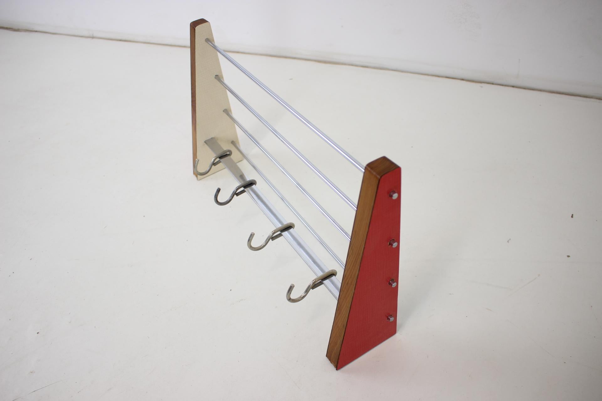 Mid-20th Century Coat Hook from the Middle of the Century, 1960s, Czechoslovakia For Sale