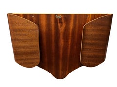 Coat hook holder, swedish design, teak wood, YCKI Sweden, 1960s