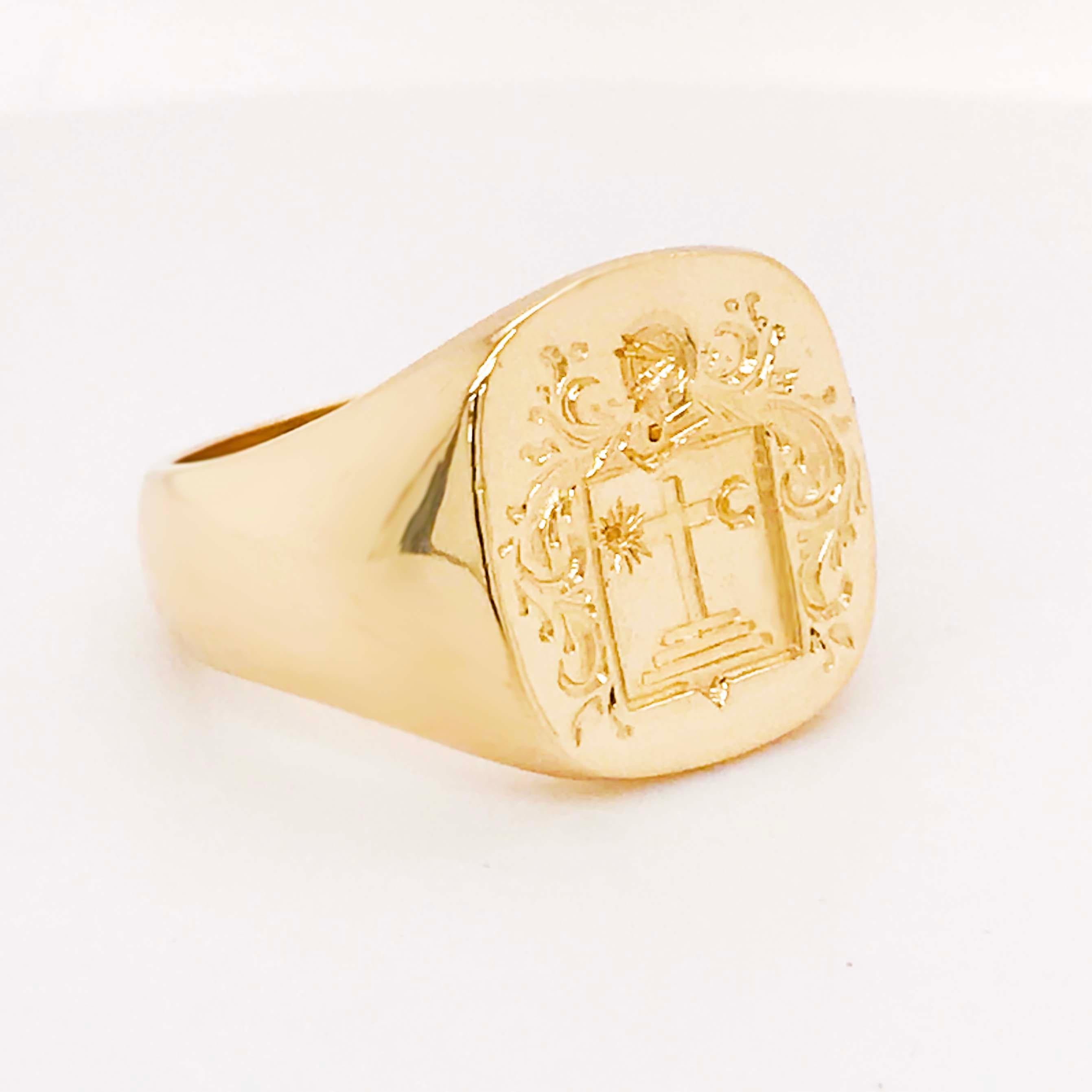 gold religious ring
