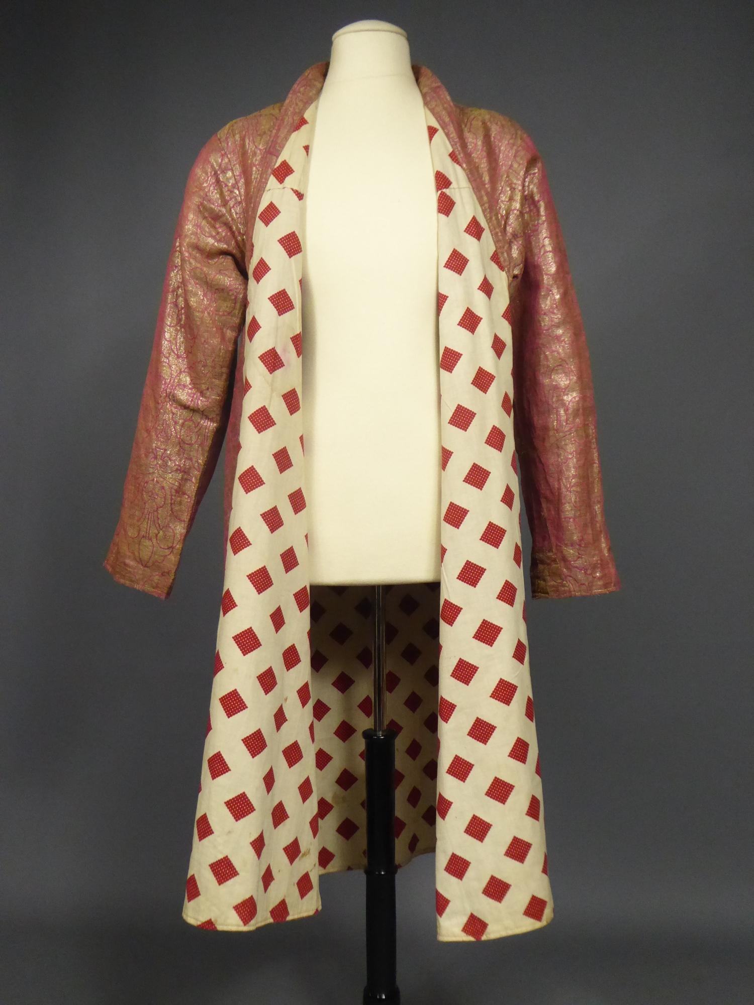 embroidered banyan coat