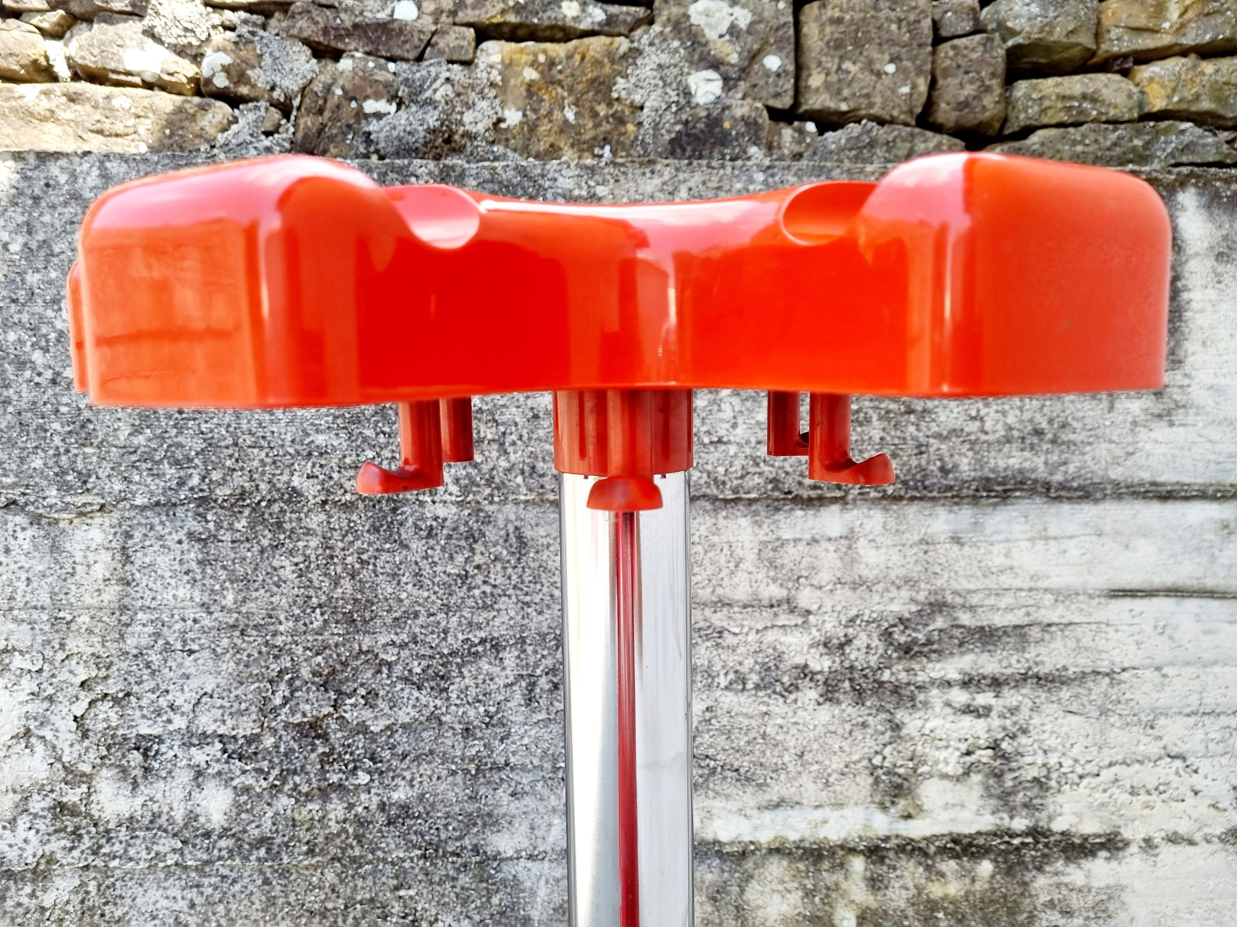 Coat Rack and Umbrella Stand, Designed by Lucci & Orlandini, Velca, Italy 70s In Good Condition For Sale In Lucija, SI