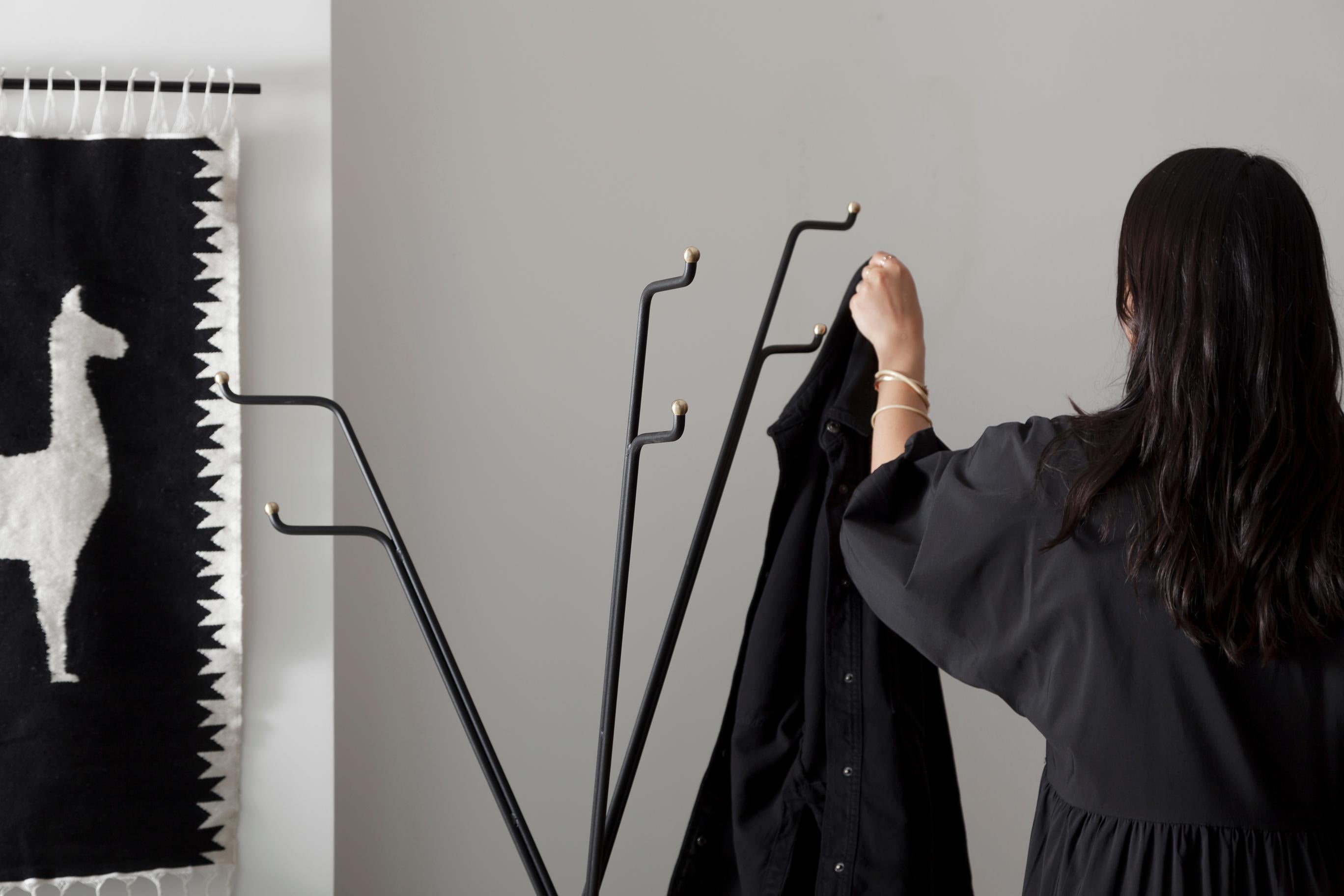 Contemporary Coat Rack by Estudio Andean