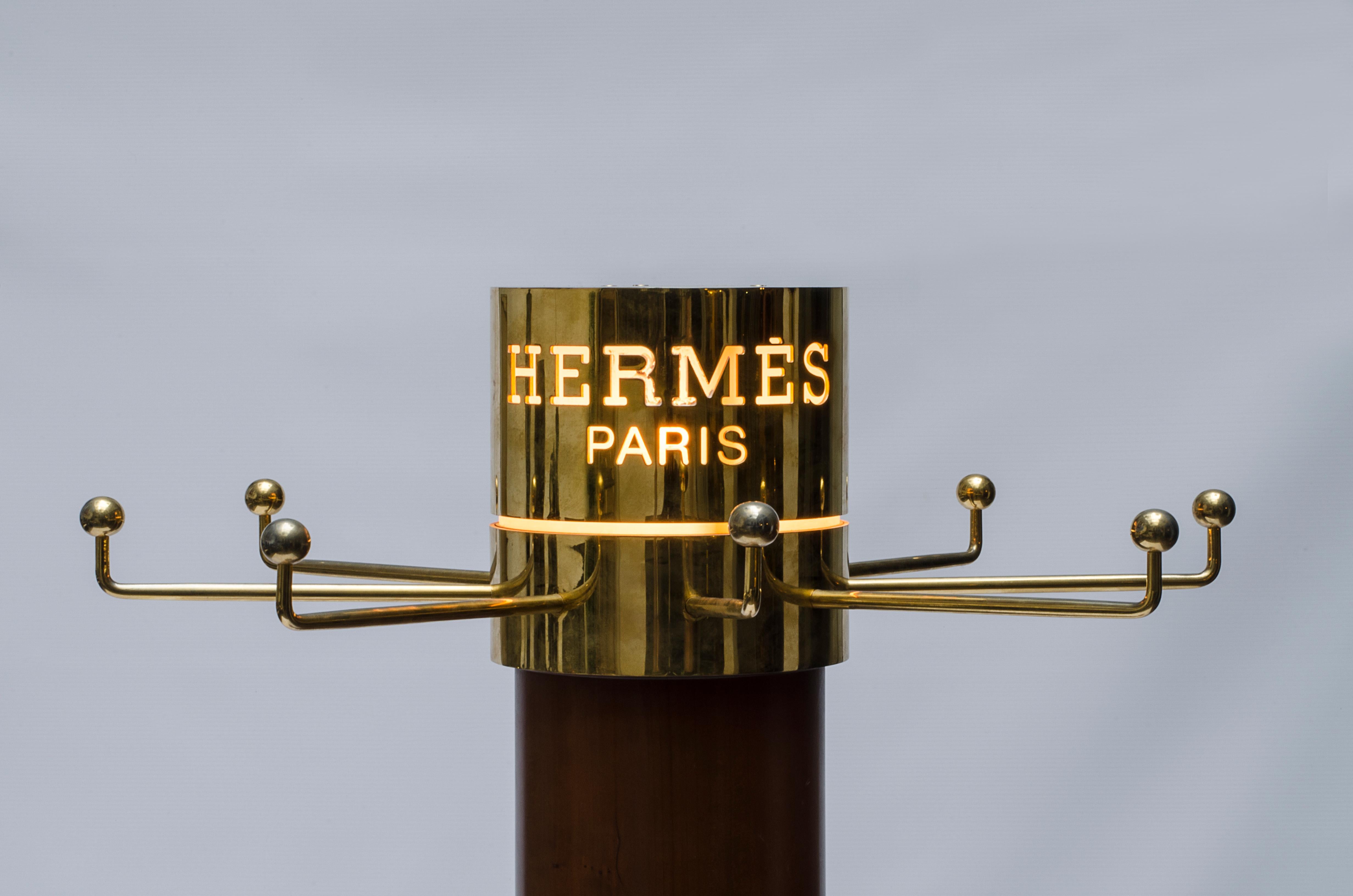 Mid-Century Modern Coat rack by Hermès For Sale