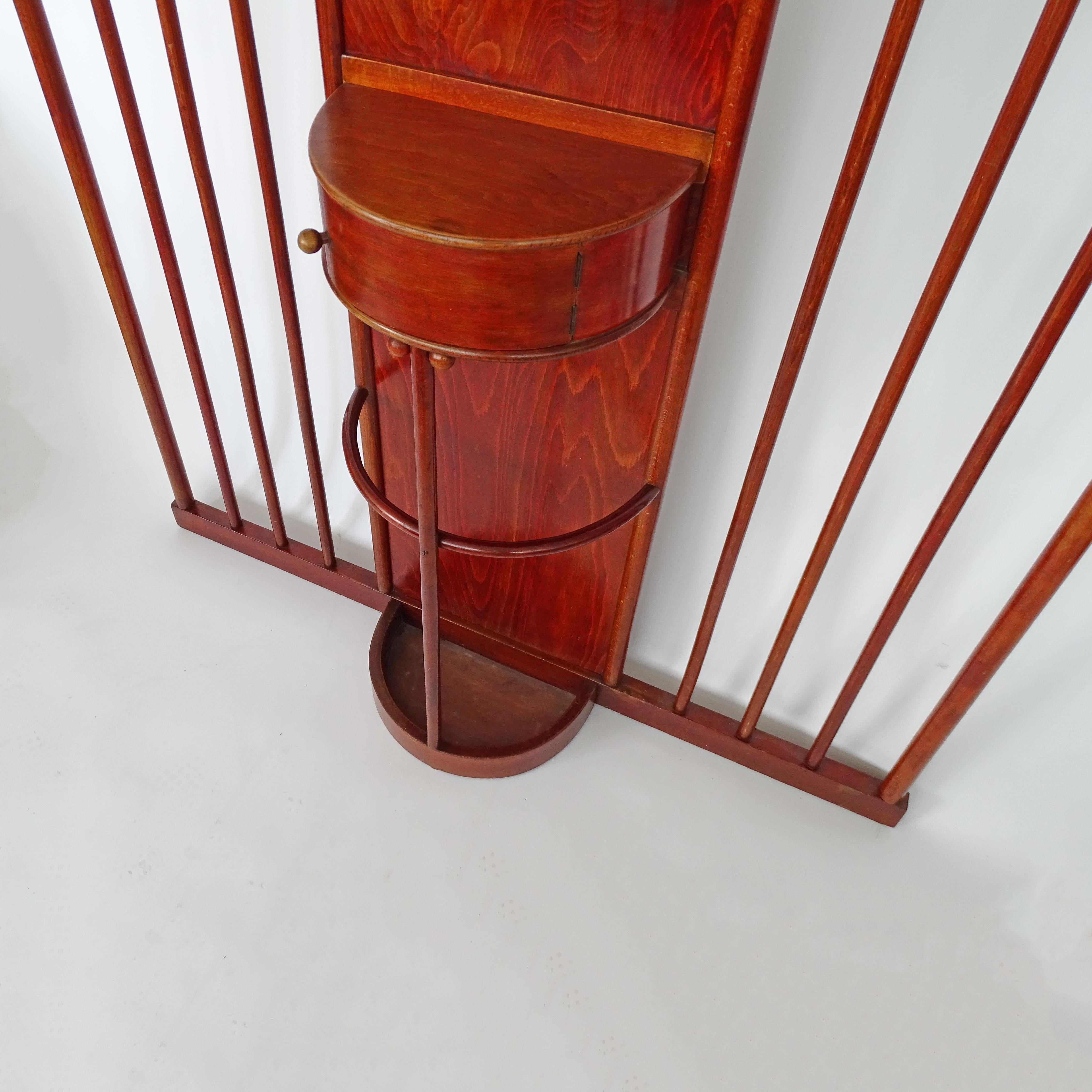 Coat Rack by Jacob & Josef Kohn, Austria, 1920s For Sale 1