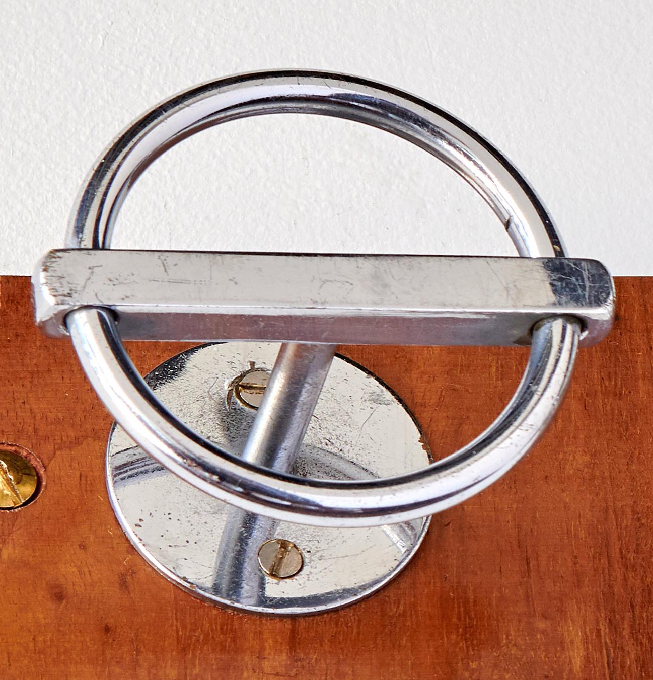 Plated French 1960s Coat Rack For Sale
