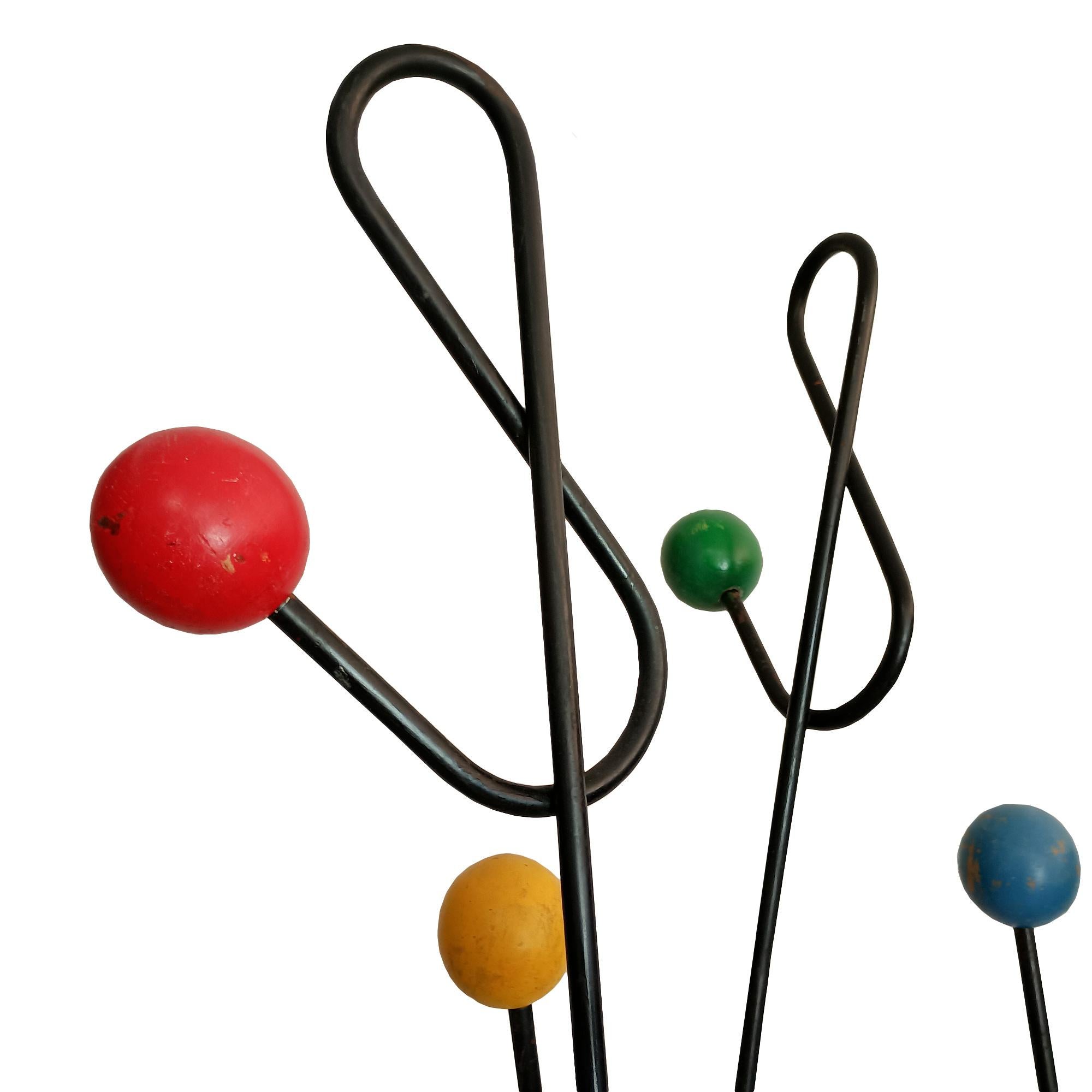 Mid-Century Modern Coat rack by Roger Feraud – 1950 For Sale