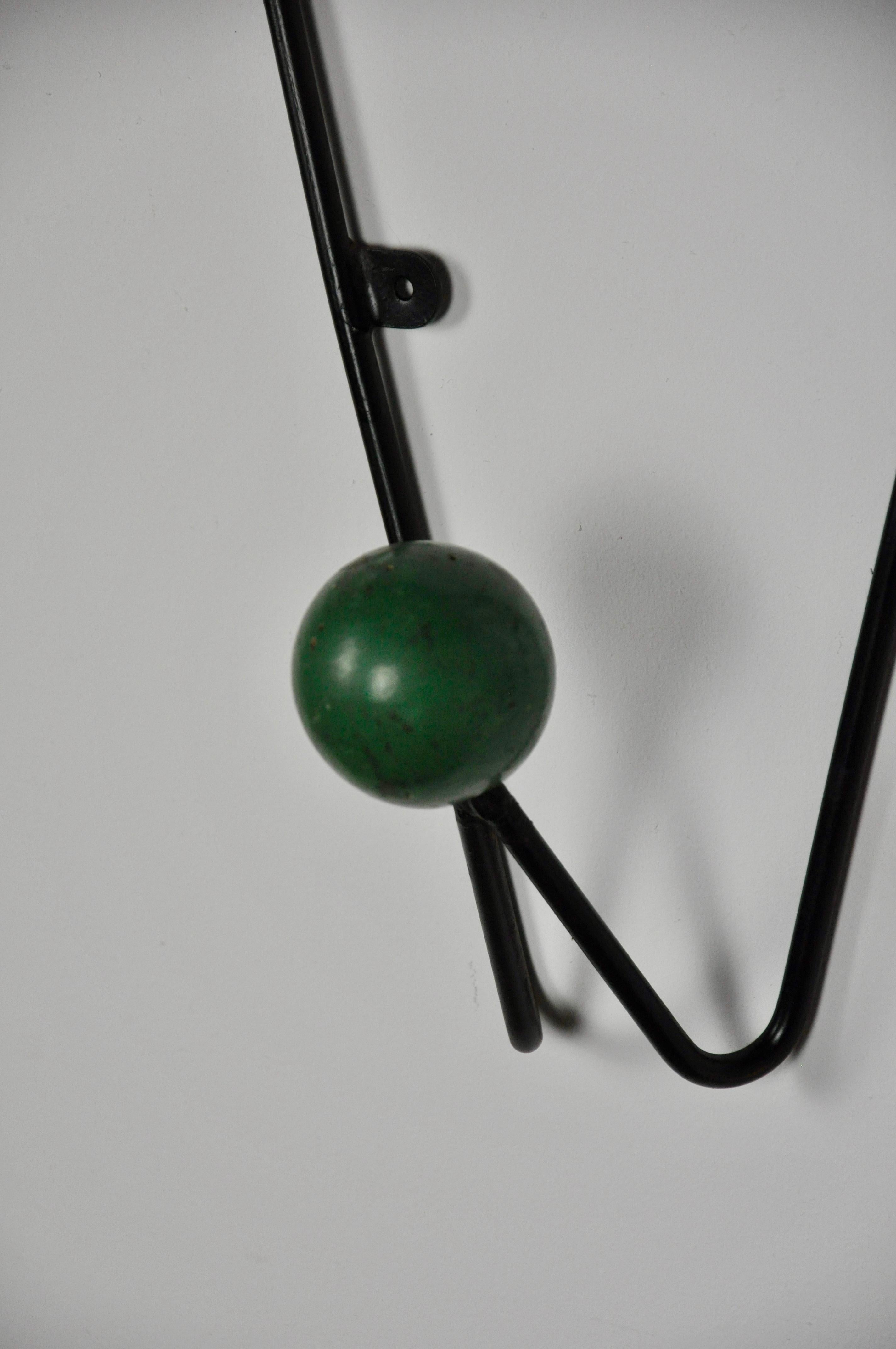 Coat Rack by Roger Feraud, 1960s In Good Condition In Lasne, BE
