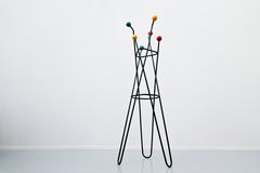 Mid-Century Modern Coat Rack "Clef de sol" by Roger Ferraud, 1950s